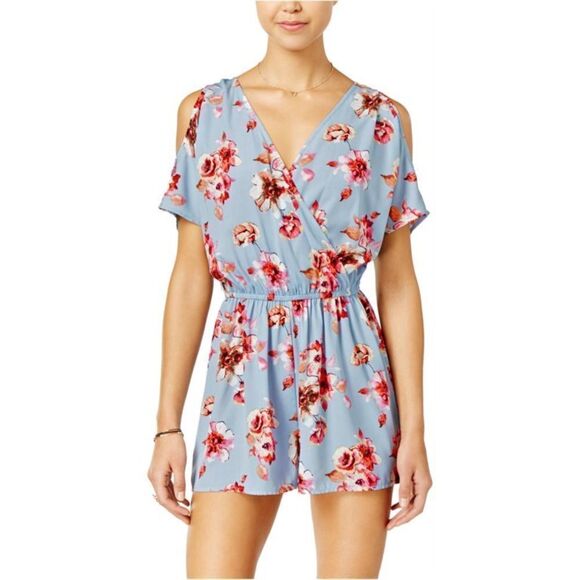 ✨ One Clothing Womens Cold Shoulder Romper Jumpsuit✨ - Picture 1 of 5